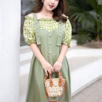 Áo Đầm Big Size Navy BSN458