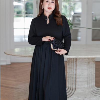 Váy Đầm Size To Đến 140kg Navy BSN437