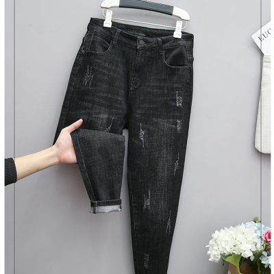 Quần Jeans Big Size Nữ Từ 45kg-150kg Navy BSN426