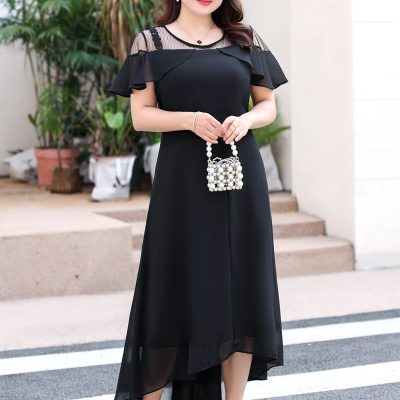 Đầm Nữ Cao Cấp Từ 64kg-132kg Navy BSN462