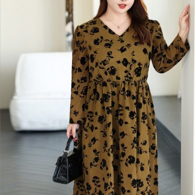 Váy Đầm Size To Đến 140kg Navy BSN436