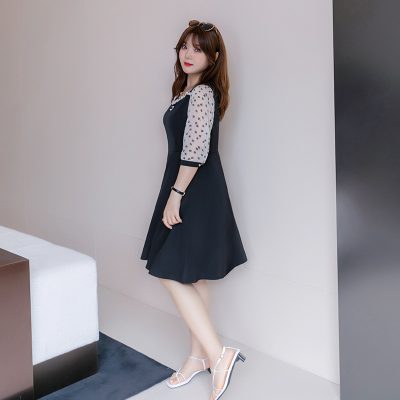 Váy Đầm Size To Navy BSN413