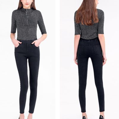 Quần bò big size nữ Từ 36kg-100kg Navy BSN471