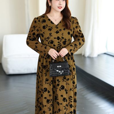 Váy Đầm Size To Đến 140kg Navy BSN436