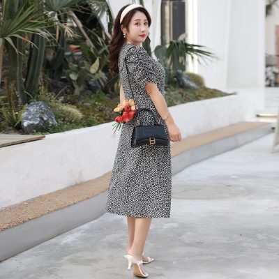 Áo Đầm Cho Người Mập Navy BSN447
