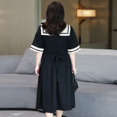 Váy Đầm Big Size Đến 140kg Navy BSN442