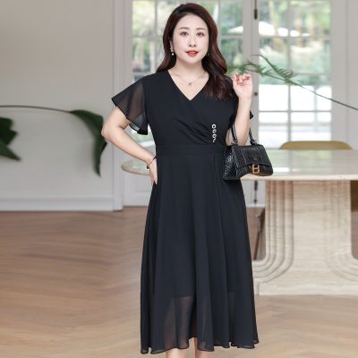 Váy Đầm Big Size Đến 140kg Navy BSN441