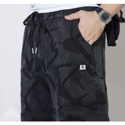 Quần Đùi Jeans Nam Ngoại Cỡ Navy BS2560