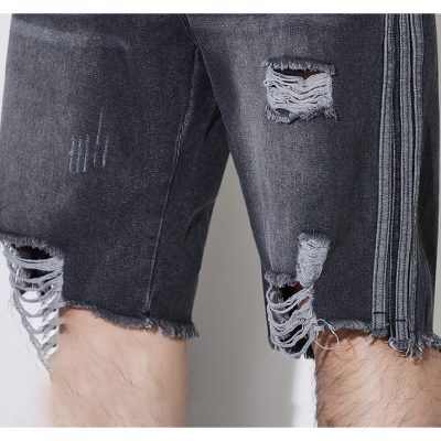 Quần Short Jeans Big Size Lưng Thun Navy BS2558