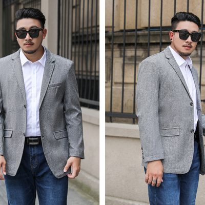 Áo blazer big size nam Navy BS2520
