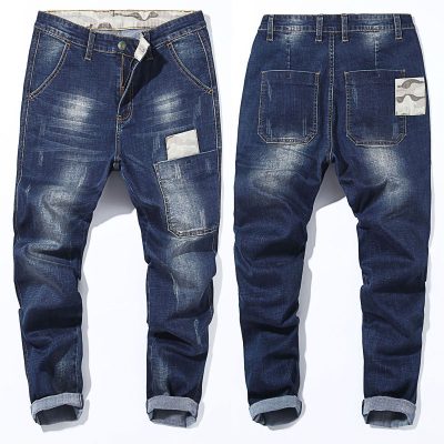 Quần Bò Nam Ngoại Cỡ Navy BS2682