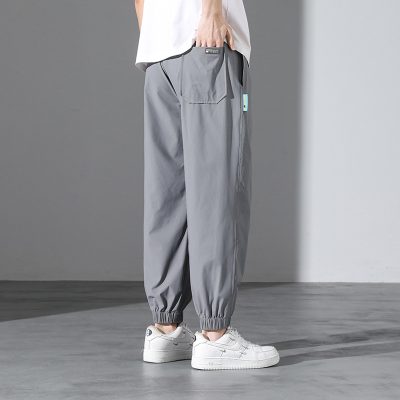 Quần dài vải gió nam size to Navy BS2609