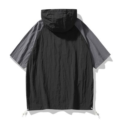 Áo khoác hoodie ngắn tay Navy BS2715