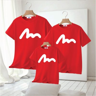 Áo Thun Cổ Tròn Gia Đình Navy X1595C