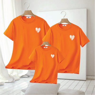 Áo Thun Cổ Tròn Gia Đình Navy X1596T