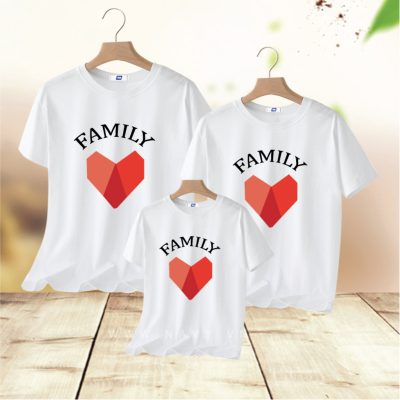 Áo Thun Cổ Tròn Gia Đình Navy X1597R