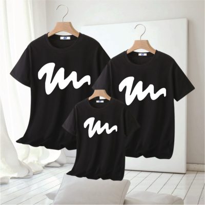 Áo Thun Cổ Tròn Gia Đình Navy X1598T