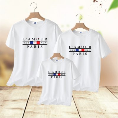 Áo Phông Cổ Tròn Gia Đình Navy X1604V