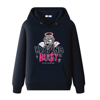 Áo Hoodie Big Size Nam Size từ 50KG -135KG Navy BSX1412C