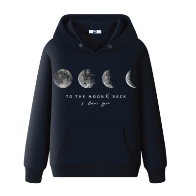 Áo Hoodie Wash Big Size Nam Size từ 50KG -135KG Navy BSX1421W