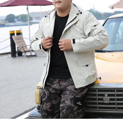 Áo Khoác Dù Big Size Nam Navy Màu Đen BS3196