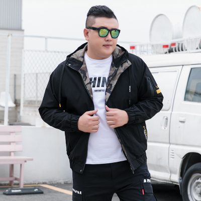 Áo Khoác Dù Big Size Nam Navy Màu Đen BS3184