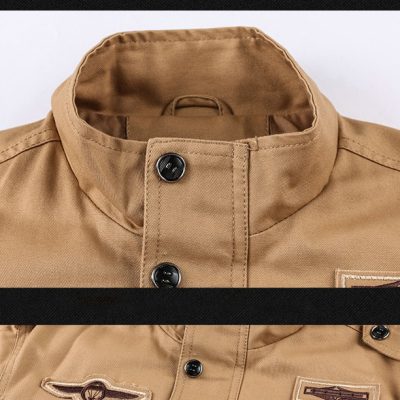 Áo Khoác Kaki Big Size Nam Màu Quân Xanh BS3230Q