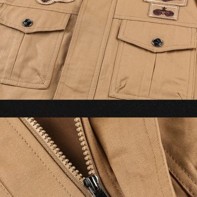 Áo Khoác Kaki Big Size Nam Màu Quân Xanh BS3230Q