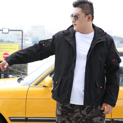 Áo Khoác Dù Big Size Nam Navy Màu Đen BS3196