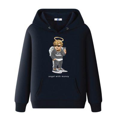 Áo Hoodie Wash Big Size Nam Size từ 50KG -135KG Navy BSX1429W