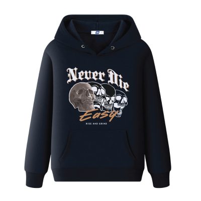 Áo Hoodie Wash Big Size Nam Size từ 50KG -135KG Navy BSX1431W