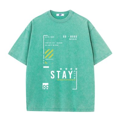 Áo Thun Wash Big Size Nam Navy BSX1457X