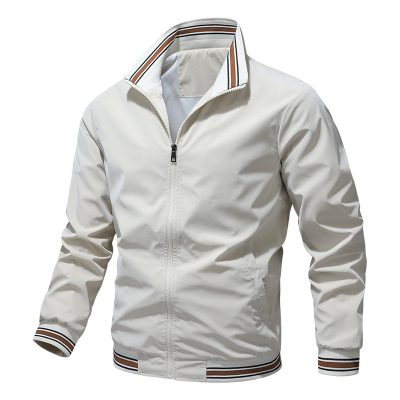 Áo Khoác Thể Thao Cổ Đứng M-8XL Vải Thể Thao 2 Lớp Cổ Đứng Co Giãn Ít Thương Hiệu Navy BS3325 – Màu Xanh QD