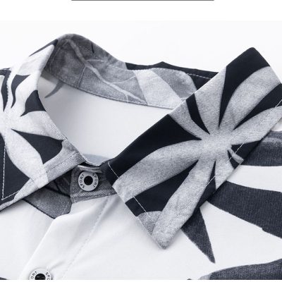 Áo Sơ Mi Họa Tiết Đủ Size M-6XL Vải Sơ Mi Lụa Mềm Mỏng Mát Thương Hiệu Navy BS3319 – Màu Xanh Lá