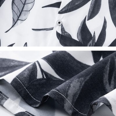 Áo Sơ Mi Họa Tiết Đủ Size M-6XL Vải Sơ Mi Lụa Mềm Mỏng Mát Thương Hiệu Navy BS3319 – Màu Xanh Lá