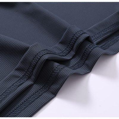 Áo Thun Cổ Trụ Nam Mập Từ L-8XL Vải Thun Thể Thao Mỏng Mát Co Giãn Thương Hiệu Navy BS3328 – Màu Trắng