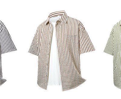 Áo Sơ Mi Big Size Nam Tay Ngắn Sọc Gân Cotton Nhẹ Mát Không Dãn Thương Hiệu Navy BS3321 – Màu Xanh Đậm