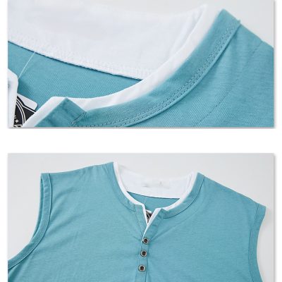 Áo Thun Sát Nách Đủ Size Từ M-6XL Chất Vải Cotton Mịn Mát Co Giãn Thương Hiệu Navy BS3312 – Màu Cam