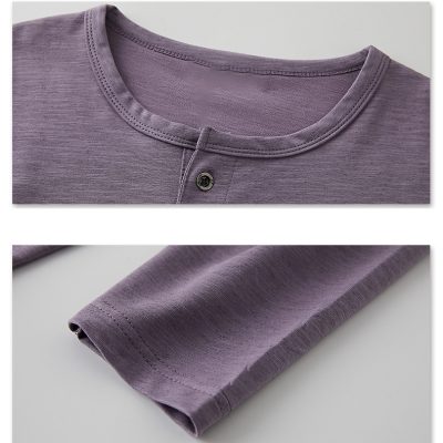 Áo Thun Tay Dài Đủ Size Từ M-6XL Chất Vải Cotton Mịn Mát Co Giãn Thương Hiệu Navy BS3313 – Xám Kaki