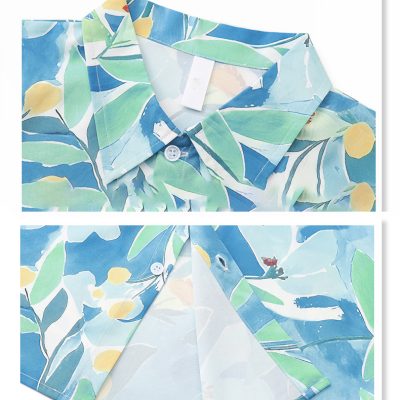 Áo Sơ Mi Gia Đình Đi Biển Mùa Hè NAD363: Chất Liệu Lụa Mềm Mịn, Thoáng Khí Hoàn Hảo