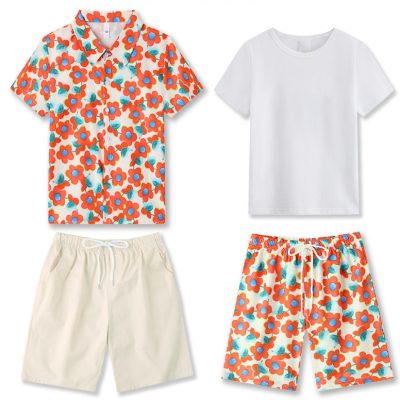 Áo Sơ Mi Gia Đình Mùa Hè NAD370: Vải Lụa Nhẹ, Mát, Co Giãn Vận Động