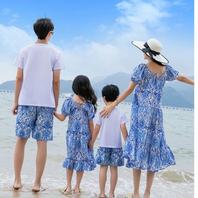 Đồ Gia Đình NAD405: Áo Thun Cotton Co Giãn, Váy & Sơ Mi Lụa Mềm Mát Sang Trọng