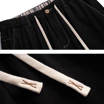 Quần Jeans Nam Lưng Thun Mềm Dày Vừa Co Giãn Mạnh Đủ Size Từ XL Đến 7XL Navy BS3240-Xanh 1