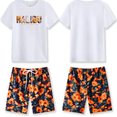 Áo Cặp Gia Đình Đi Biển NAD382: Lụa Mát, Co Giãn Thoáng Khí Cho Mùa Hè