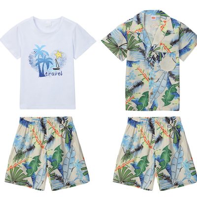 Đồng Phục Sơ Mi Gia Đình Biển NAD394: Chất Lụa Mịn, Thoải Mái Suốt Mùa Hè