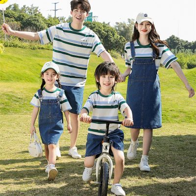 Bộ Áo Yếm Gia Đình Vải Thun Cotton NAD315: Kết Nối Yêu Thương, Thoải Mái Trong Từng Khoảnh Khắc