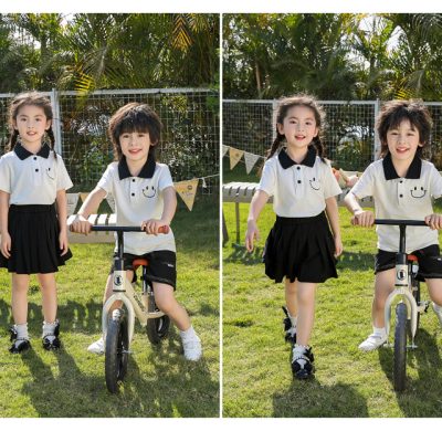 Đồng Phục Gia Đình Cổ Trụ NAD322: Cotton Cá Sấu Thoáng Khí, Co Giãn Thoải Mái Ngày Hè
