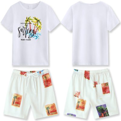 Bộ Áo Váy Gia Đình Đi Biển Mùa Hè NAD373: Lụa Mềm Mát, Co Giãn, Phong Cách