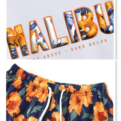 Áo Cặp Gia Đình Đi Biển NAD382: Lụa Mát, Co Giãn Thoáng Khí Cho Mùa Hè