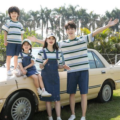 Bộ Áo Yếm Gia Đình Vải Thun Cotton NAD315: Kết Nối Yêu Thương, Thoải Mái Trong Từng Khoảnh Khắc
